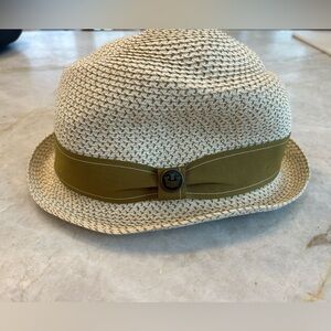 Goorin Bros Straw Fedora Hat Small